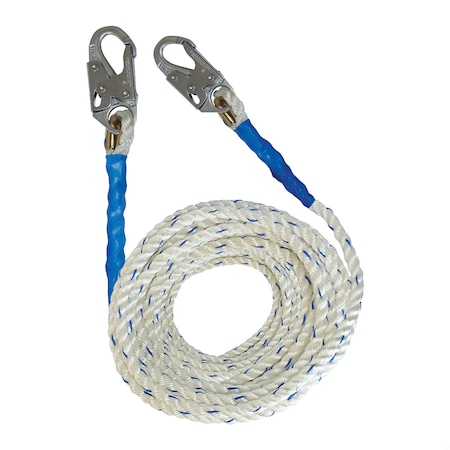 Falltech 50 ft VLL SNAP HOOK + SNAP HOOK 5/8 in 8150DH